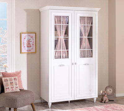 Armoire 2 Portes Avec Fenetre Romantica