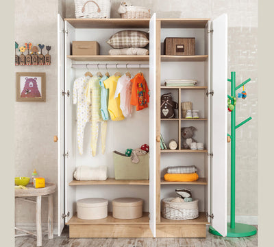 Armoire 3 Portes Natura Baby