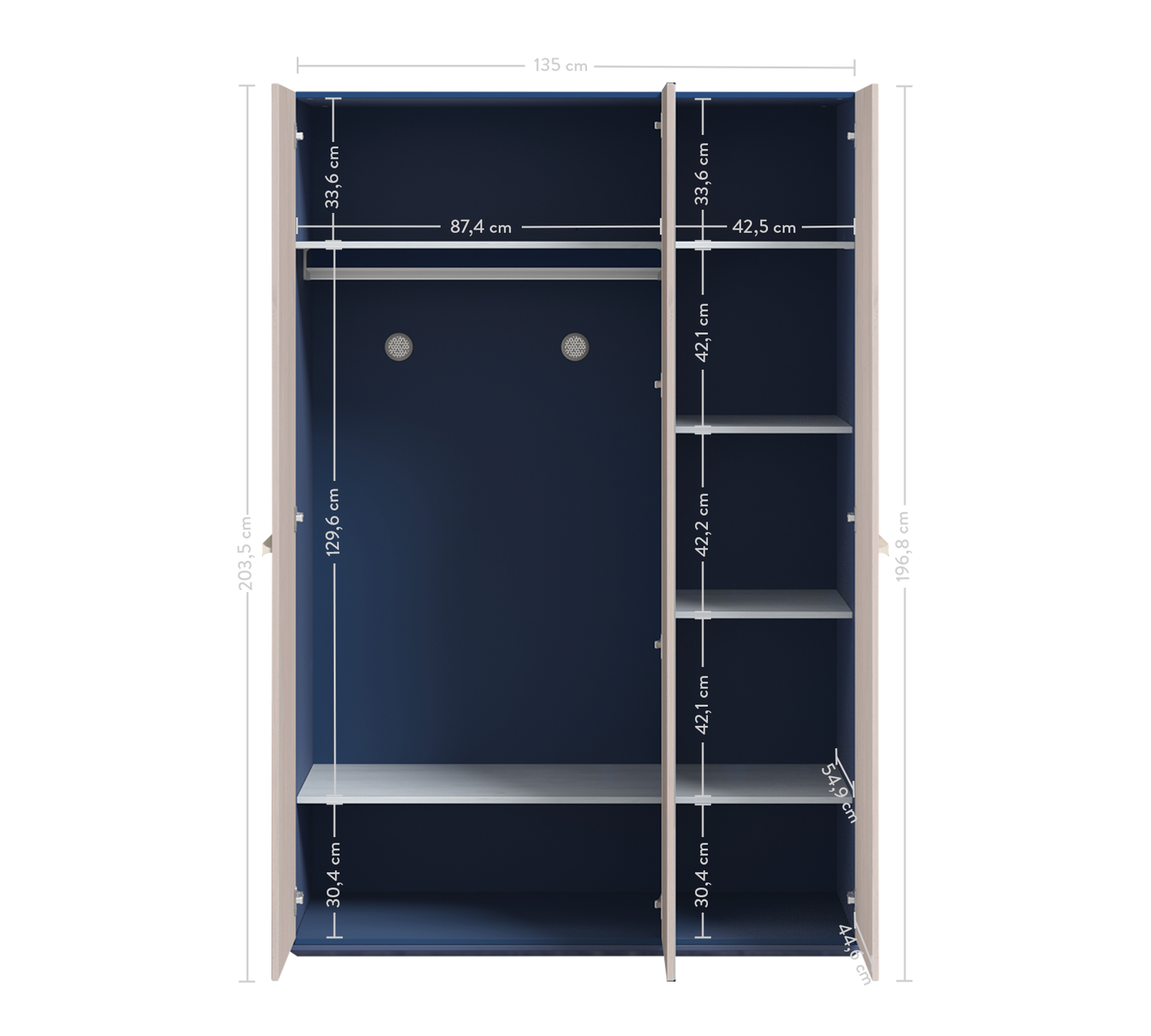 Armoire 3 Portes Trio