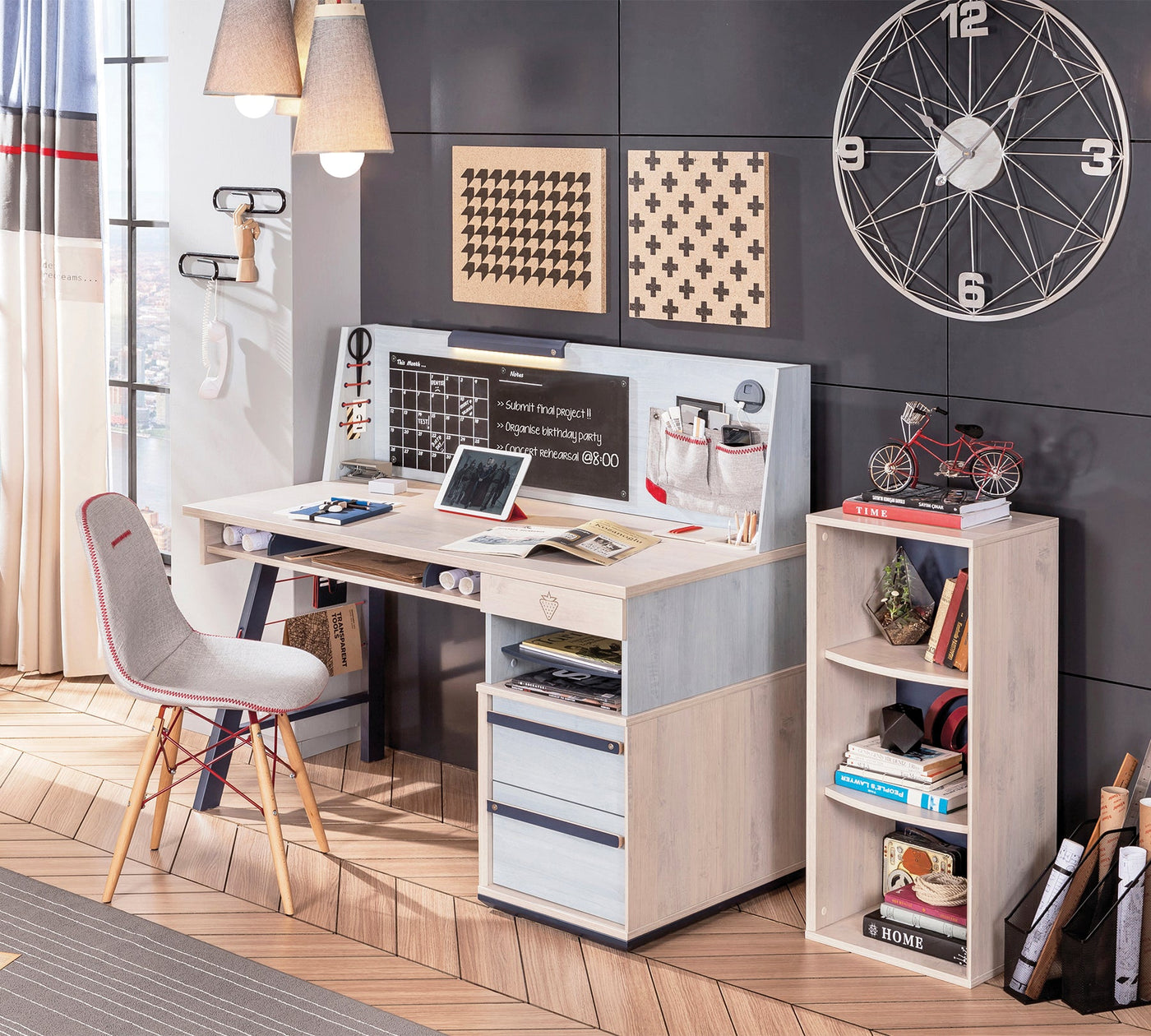 Surmeuble Bureau Large Trio