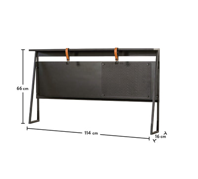 Surmeuble Bureau Medium Dark Metal