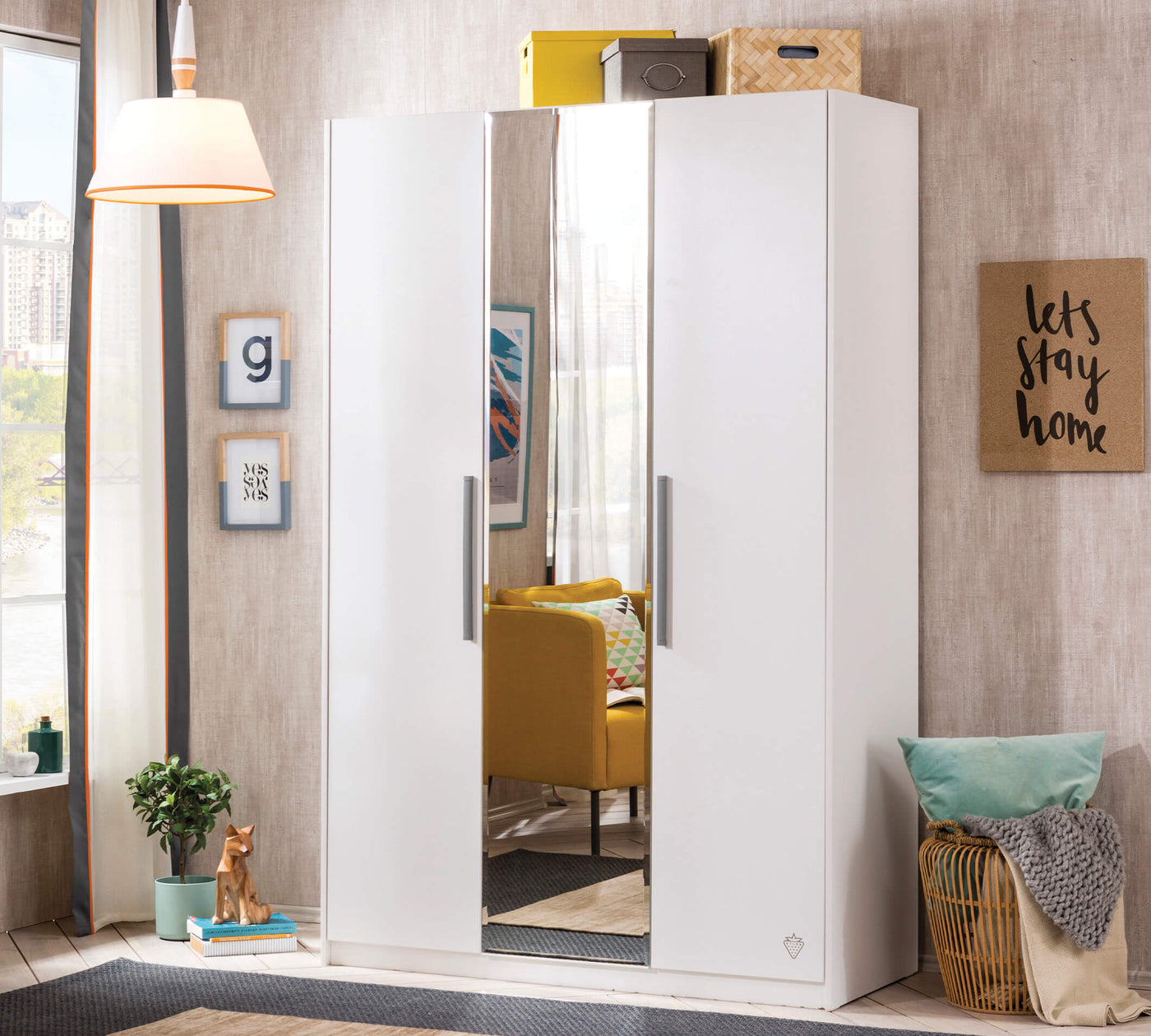 Armoire 3 Portes White