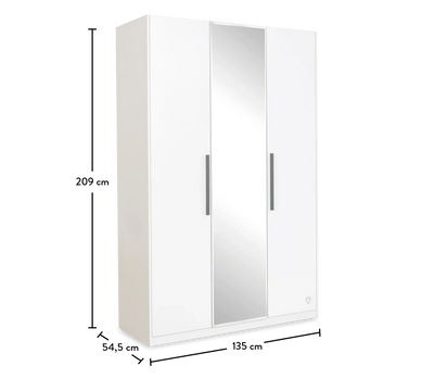 Armoire 3 Portes White