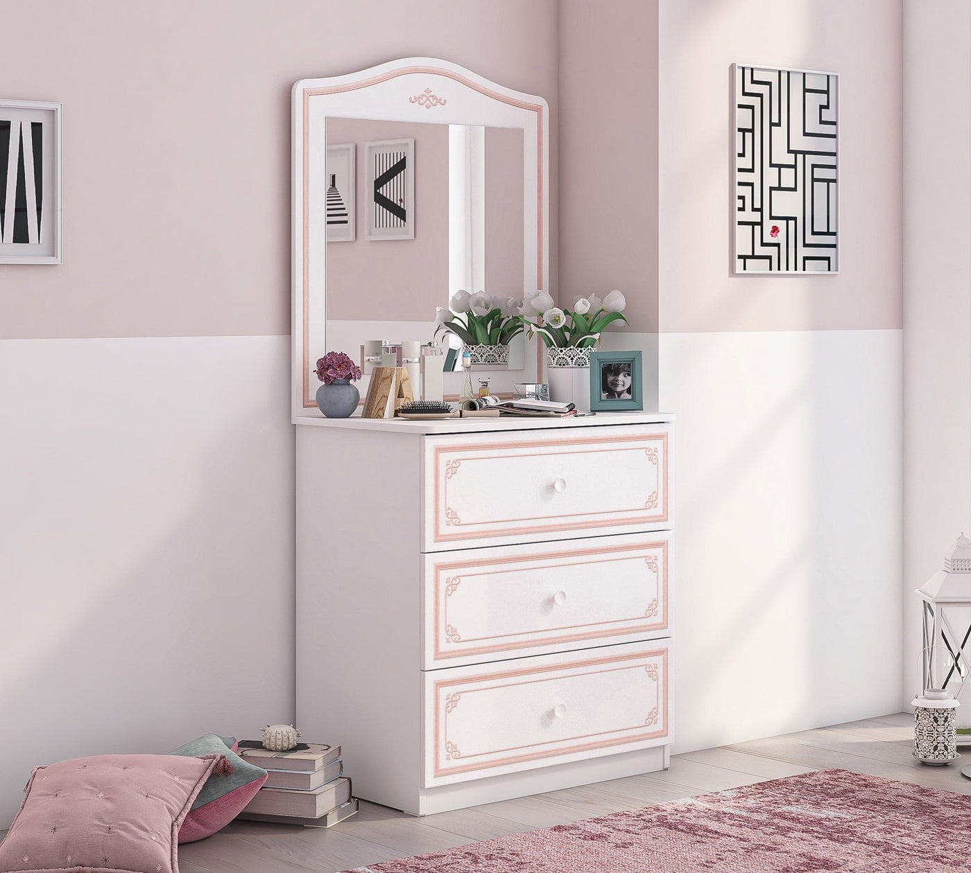 Commode Selena Pink