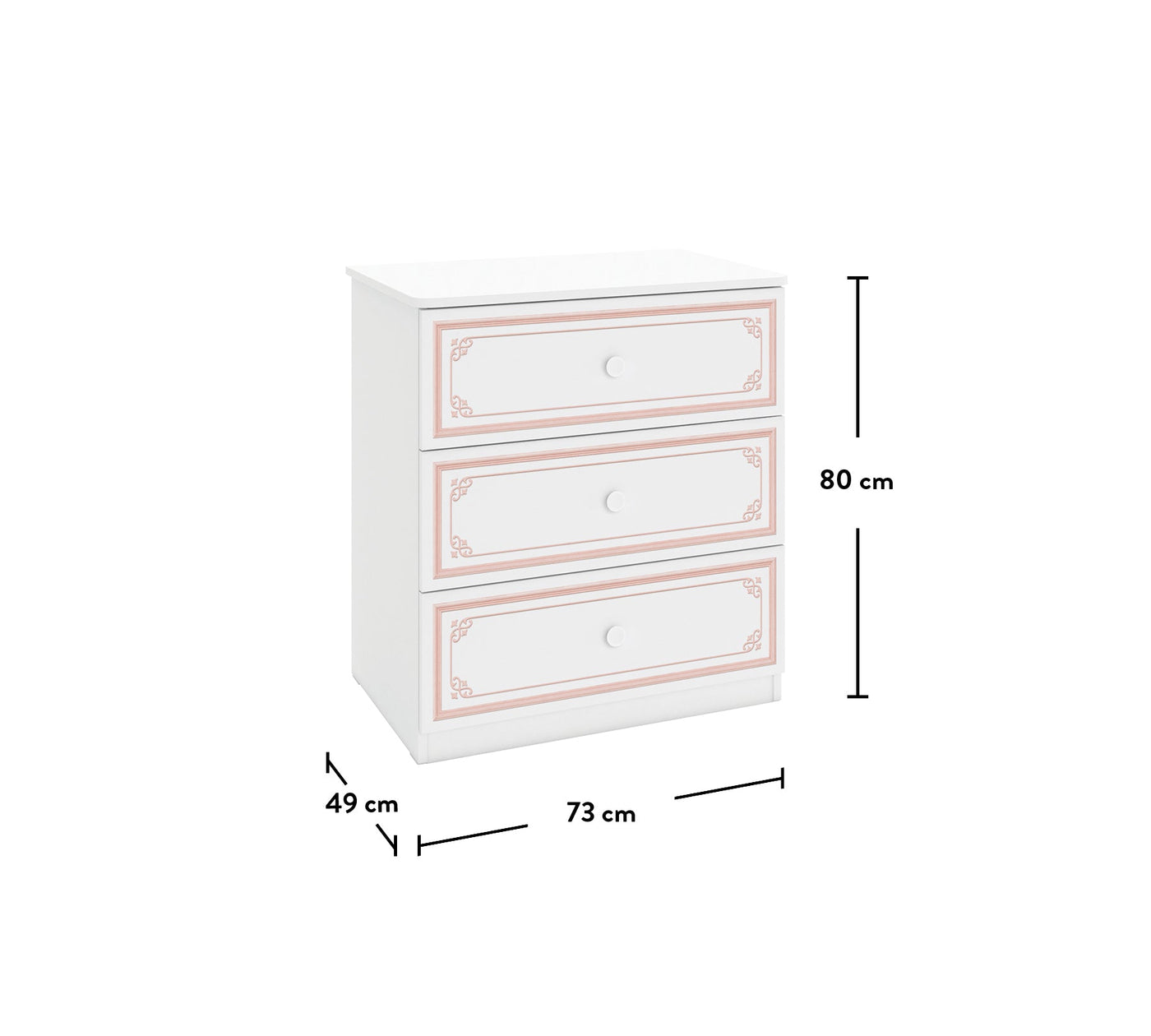 Commode Selena Pink