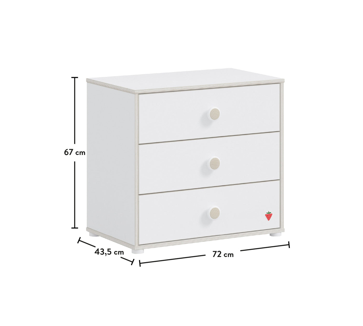 Petite Commode Montes White