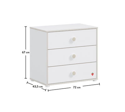 Petite Commode Montes White