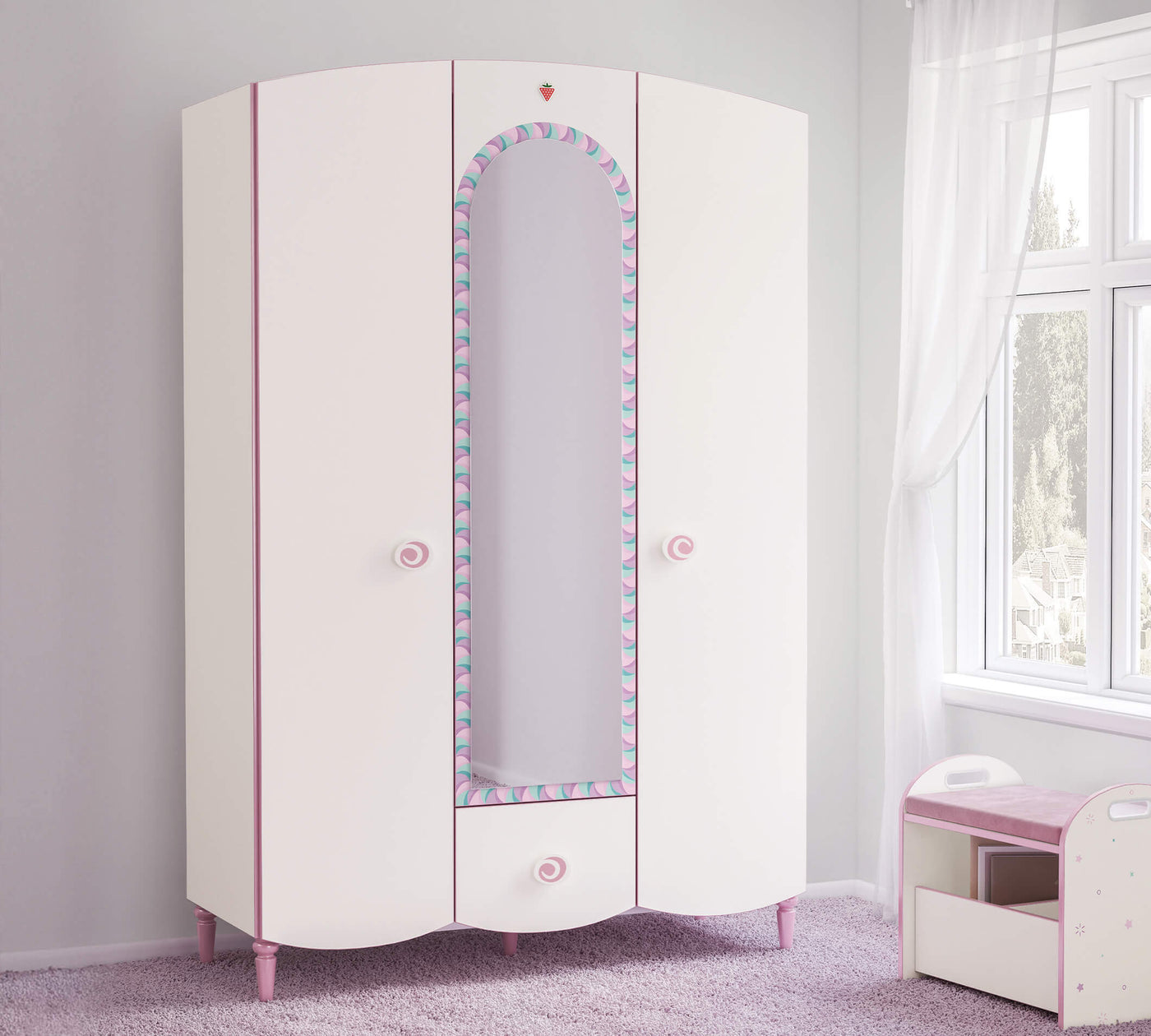 Armoire 3 Portes Princesse