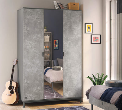 Armoire 3 Portes Space Gray