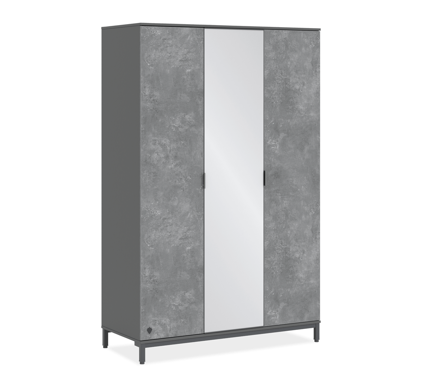 Armoire 3 Portes Space Gray