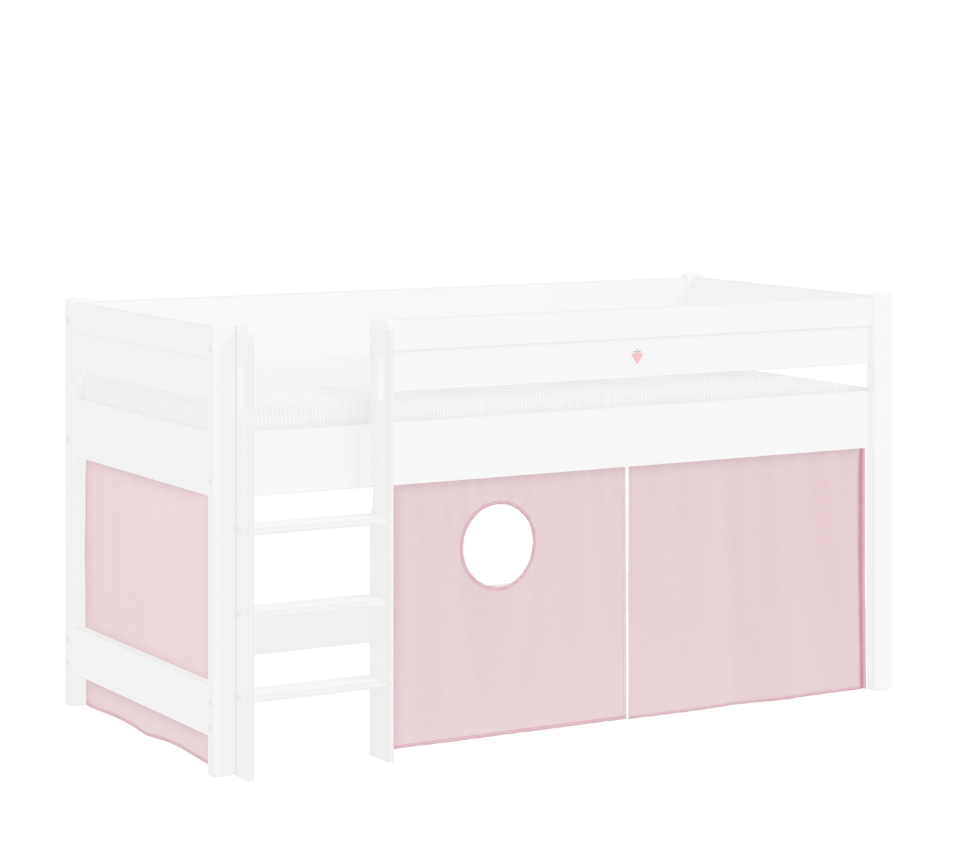 Rideaux Lit Mezzanine Montessori "Rose"